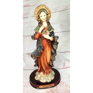 Casinelli Virgin Mary Sacred Heart Blessed Mother Resin Stoneware Home Decor